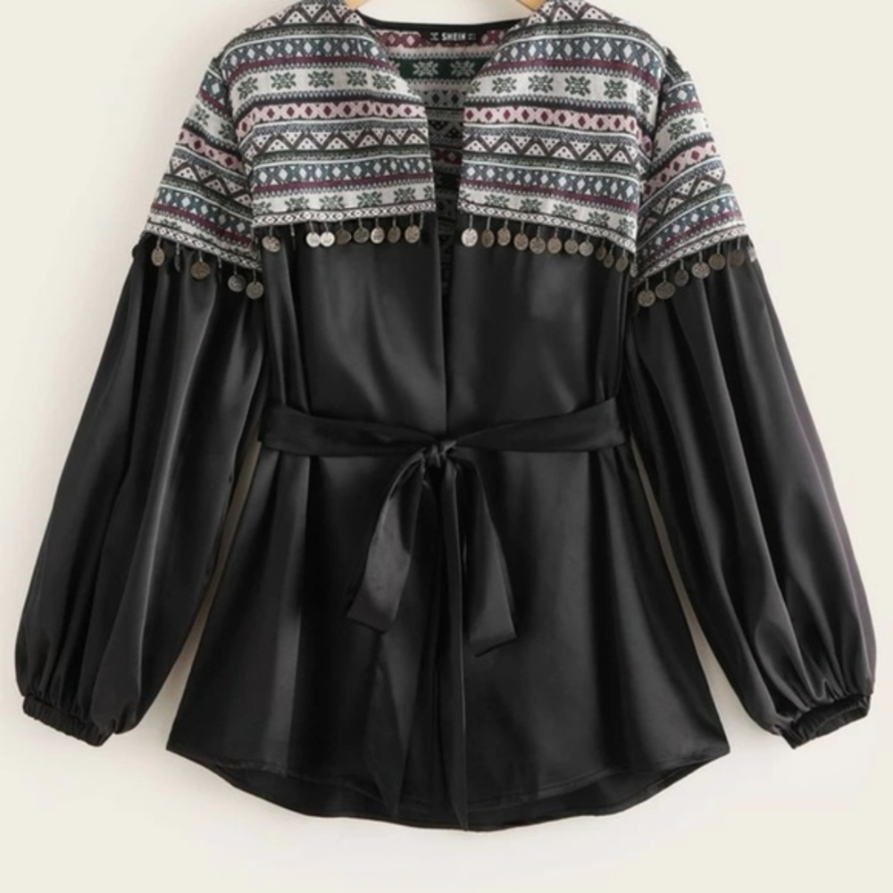 SHIN silk top
